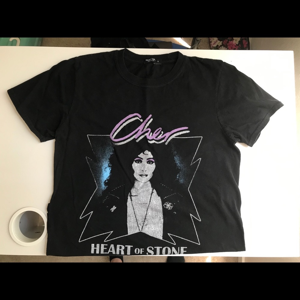 Cher Heart of Stone Small Shirt Nasty Gal EUC